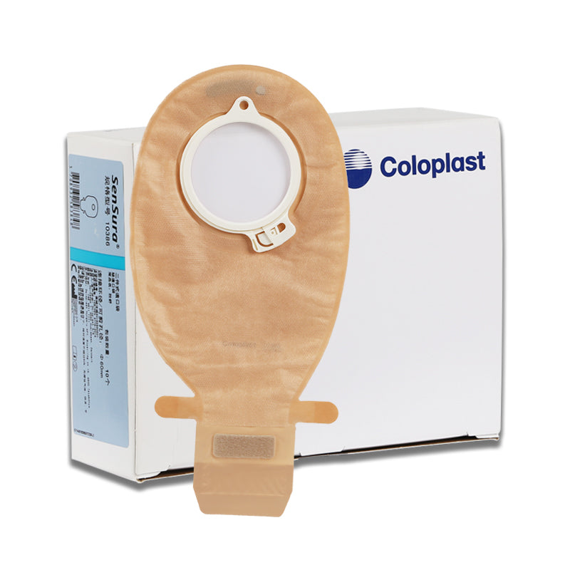 coloplast sensura 10385 click 2 piece maxi open transprant 50 ostomy bag pack of 10