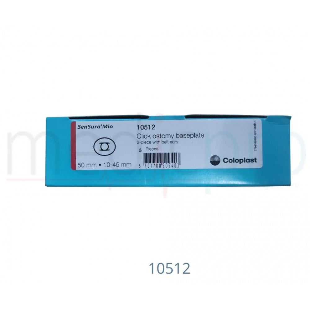 Coloplast Sensura Mio 10512 Standard Base 50mm Base Plate (Pack Of 5)