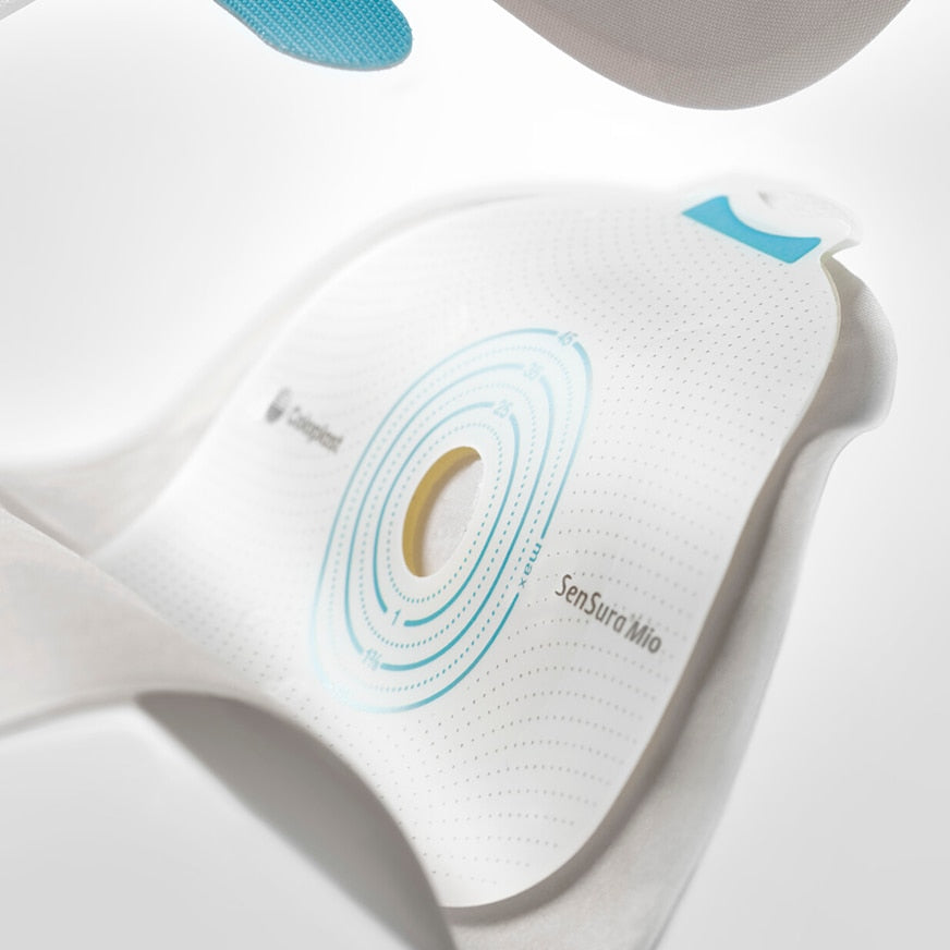 COLOPLAST 10586 SENSURA MIO ONE-PIECE UROSTOMY POUCH, TRANSPARENT, CUT-TO-FIT STOMA SIZE 3/8 INCH - 1-3/4 INCH (10-45MM), BOX OF 5