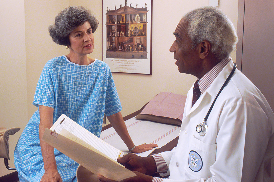 Doctor consulting with a patient