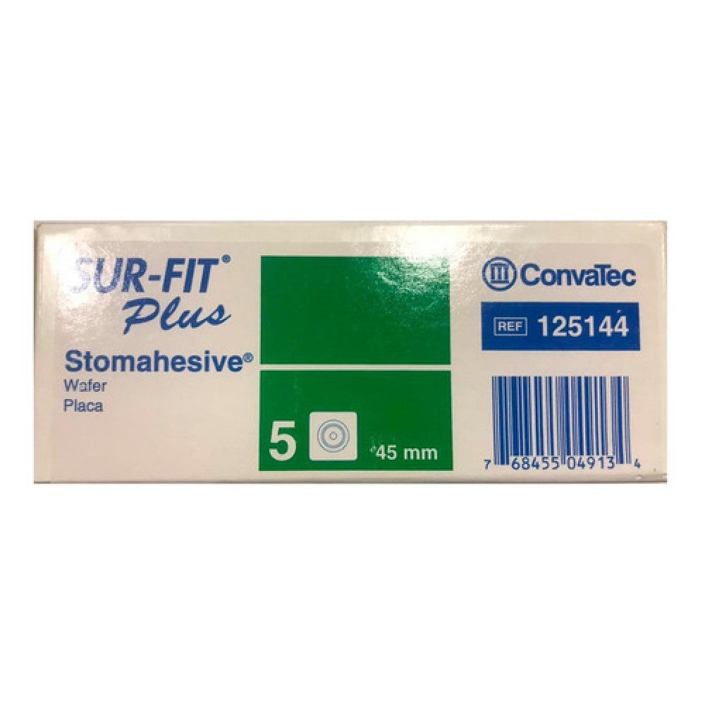 Convatec 125144 SUR-FIT Plus Stomahesive Full Wafer-45mm (Pack Of 5)