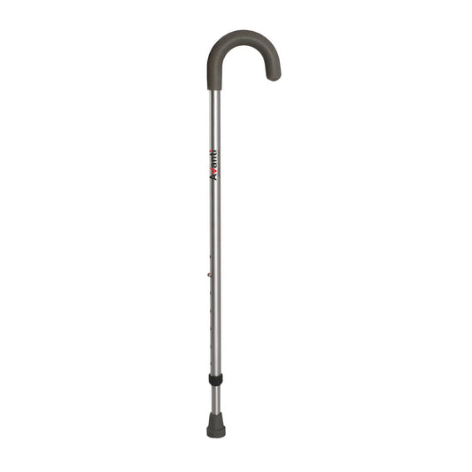 Avanti U Shape Walking Stick | Adjustable Height | Lightweight Walking Stick (Grey)