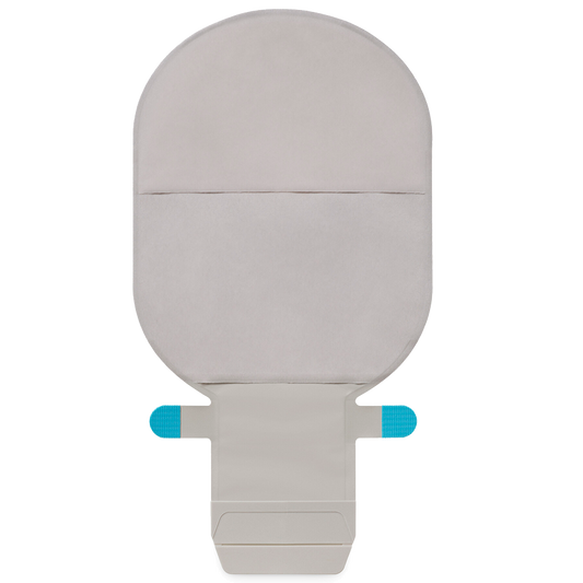 Coloplast Sensura Mio Soft Convex 1-Piece Open with Inspection window Neutral Grey Ostomy Bag 10-50mm 16405 PACK OF 10